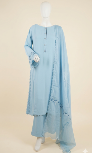 dusty rose flared sleeve two piece